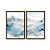 Kit Dois Quadros Decorativos Vale Nevado E Montanhas Congeladas - Imagem 5