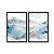 Kit Dois Quadros Decorativos Vale Nevado E Montanhas Congeladas - Imagem 3
