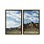 Kit Dois Quadros Decorativos Montanhas Cânion Céu Azul - Imagem 5