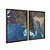 Kit Dois Quadros Decorativos Praia Rochosa Vista Aérea - Imagem 6