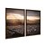 Kit Dois Quadros Decorativos Cidade Ao Entardecer Vista Aéria - Imagem 6