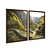 Kit Dois Quadros Decorativos Entrada Entre As Montanhas Floresta - Imagem 6