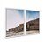 Kit Dois Quadros Decorativos Construção Antiga Tijolos Cidade - Imagem 2