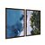 Kit Dois Quadros Decorativos Praia Paradisíaca Areia Branca Coqueiros - Imagem 6