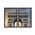 Kit Dois Quadros Decorativos Arco Do Trunfo Ao Entardercer - Imagem 3
