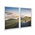 Kit Dois Quadros Decorativos Caminhante Observando O Horizonte - Imagem 2
