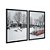 Kit Dois Quadros Decorativos Pista de Skate Neve Gelo - Imagem 4