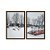 Kit Dois Quadros Decorativos Pista de Skate Neve Gelo - Imagem 5