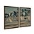 Kit Dois Quadros Decorativos Esqueitista Manobrando Pista Coqueiro Urbano Cidade - Imagem 6