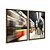 Kit Dois Quadros Decorativos Esqueitistas No Metro - Imagem 6