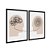 Kit Dois Quadros Decorativos Psicologia Resolução Conversa Bege Fundo Branco - Imagem 4