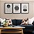 Kit 3 Quadros Decorativos Formas E Linhas Abstratas Preto E Branco - Imagem 7