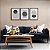 Kit 3 Quadros Decorativos Formas E Linhas Abstratas Preto E Branco - Imagem 8