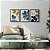 Kit 3 Quadros Decorativos Folhas Coloridas Moderno - Imagem 7
