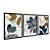 Kit 3 Quadros Decorativos Folhas Coloridas Moderno - Imagem 4
