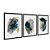 Kit 3 Quadros Decorativos Abstrato Pinceladas De Tint Tons De Cinza E Dourado - Imagem 4