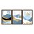 Kit 3 Quadros Decorativos Paisagem Montanhosa Efeito Pintura Moderno - Imagem 5