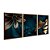 Kit 3 Quadros Decorativos Folhas Costelas De Adão Douradas Moderno - Imagem 6