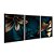 Kit 3 Quadros Decorativos Folhas Costelas De Adão Douradas Moderno - Imagem 4
