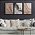 Kit 3 Quadros Decorativos Variedades De Mármore Detalhes Dourados - Imagem 7