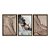Kit 3 Quadros Decorativos Variedades De Mármore Detalhes Dourados - Imagem 5