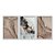 Kit 3 Quadros Decorativos Variedades De Mármore Detalhes Dourados - Imagem 1