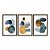 Kit 3 Quadros Decorativos Abstrato Pinceladas Coloridas Moderno Efeito Pintura - Imagem 5