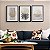 Kit 3 Quadros Decorativos Abstrato Lua Linhas Moderno Tons De Bege - Imagem 7