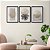 Kit 3 Quadros Decorativos Abstrato Lua Linhas Moderno Tons De Bege - Imagem 9
