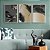 Kit 3 Quadros Decorativos Abstrato Folhas Pretas E Branca Detalhes Dourados - Imagem 7