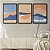 Kit 3 Quadros Decorativos Paisagens Arte Minimalista Morderno - Imagem 9