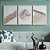 Kit 3 Quadros Decorativos Abstrato Formas Gemotricas Linhas Coloridas - Imagem 9