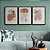 Kit 3 Quadros Decorativos Plantas Boho Moderno Tons De Marrom - Imagem 7