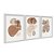 Kit 3 Quadros Decorativos Plantas Boho Moderno Tons De Marrom - Imagem 2