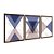Kit 3 Quadros Decorativos Mármore Figuras Geométricas Detalhes Cobre - Imagem 6