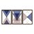 Kit 3 Quadros Decorativos Mármore Figuras Geométricas Detalhes Cobre - Imagem 5