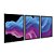 Kit 3 Quadros Decorativos Abstrato Efeito 3D Listras 3D Coloridos - Imagem 4