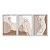 Kit 3 Quadros Decorativos Figura Feminina Boho Tons De Bege - Imagem 1