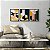 Kit 3 Quadros Decorativos Cidade Abstrata Isométrica Tons de Laranja - Imagem 7