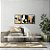 Kit 3 Quadros Decorativos Cidade Abstrata Isométrica Tons de Laranja - Imagem 8