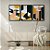 Kit 3 Quadros Decorativos Cidade Abstrata Isométrica Tons de Laranja - Imagem 10