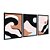 Kit 3 Quadros Decorativos Montanha Com Uma Lua No Céu Ondas Abstrato Moderno - Imagem 4