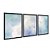 Kit 3 Quadros Decorativos Linha Flutuante Fundo De Nuvens - Imagem 4