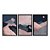 Kit 3 Quadros Decorativos Paisagem Montanhas E Lua Moderno - Imagem 3