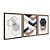 Kit 3 Quadros Decorativos Padrões Geométricos Faixas e Hexagonos - Imagem 6