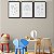 Kit 3 Quadros Decorativos Corações Estrelas Arco-Íris Tons Pasteis - Imagem 9