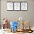 Kit 3 Quadros Decorativos Corações Estrelas Arco-Íris Tons Pasteis - Imagem 10