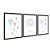 Kit 3 Quadros Decorativos Corações Estrelas Arco-Íris Tons Pasteis - Imagem 4