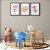 Kit 3 Quadros Decorativos Desenho Nuvem Lua Estrela Dormindo Frase Bons Sonhos - Imagem 8