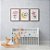 Kit 3 Quadros Decorativos Desenho Nuvem Lua Estrela Dormindo Frase Bons Sonhos - Imagem 10